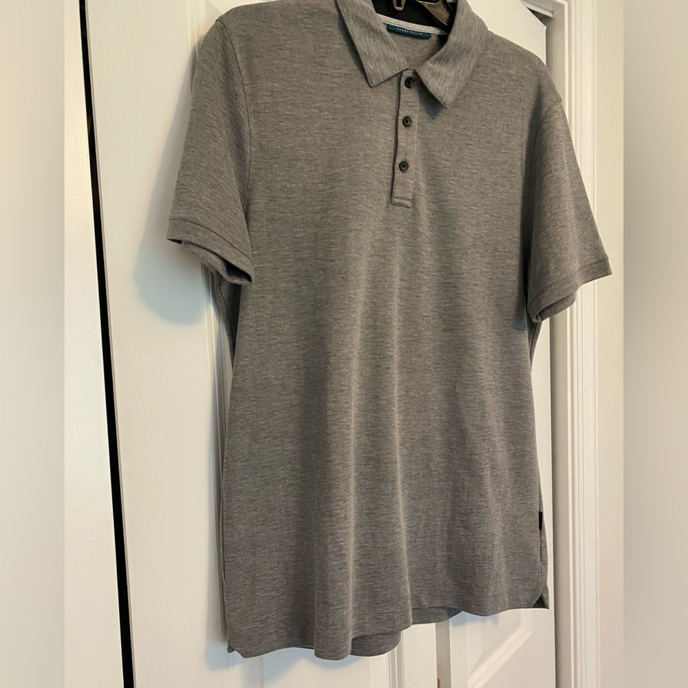 Perry Ellis Men’s Short-Sleeve Polo Shirt Sz Large - Picture 2 of 8